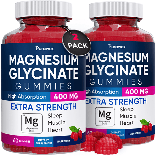 Magnesium Glycinate Gummies 400mg 2pack